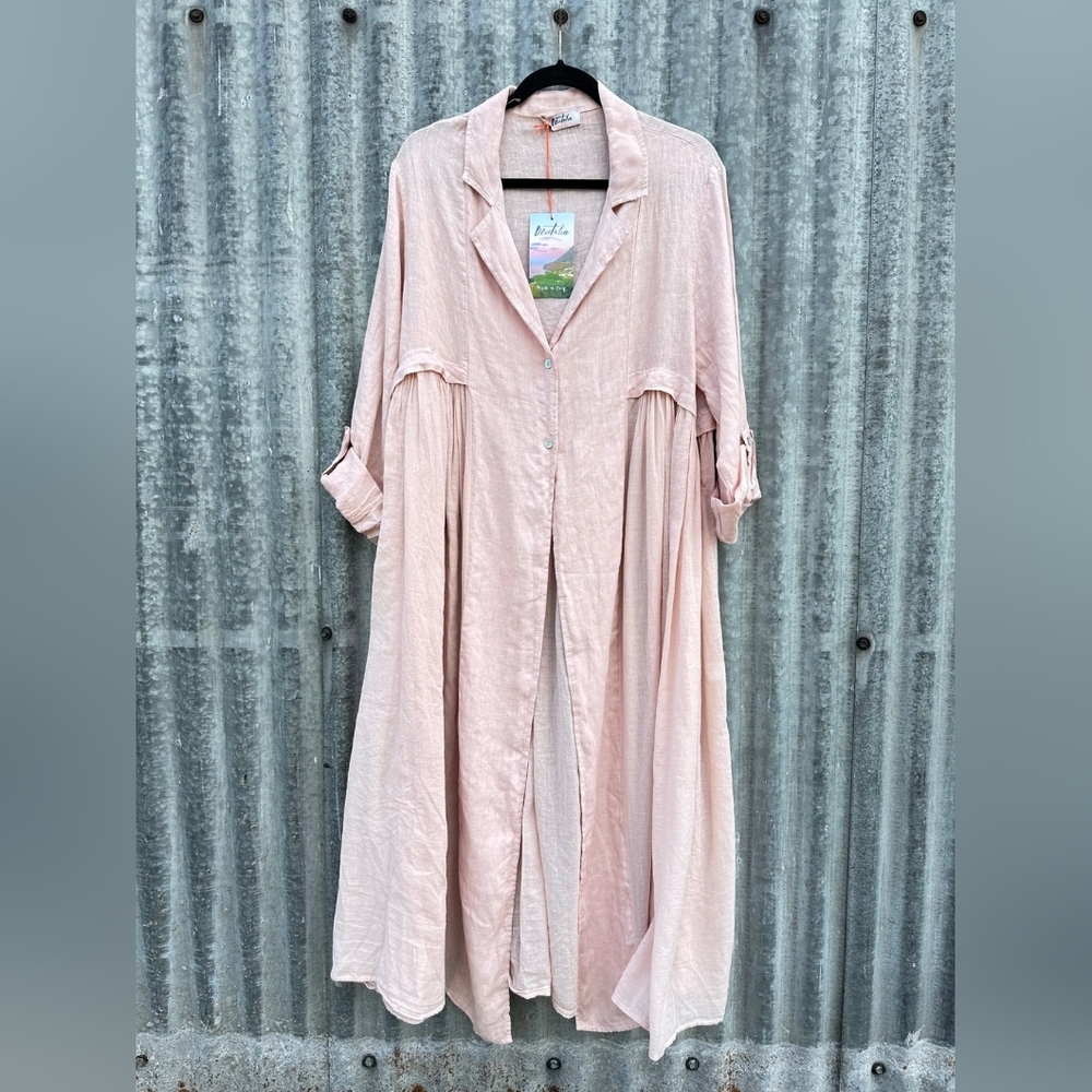 Devitalia Linen Coat Dress - Picture 1 of 6